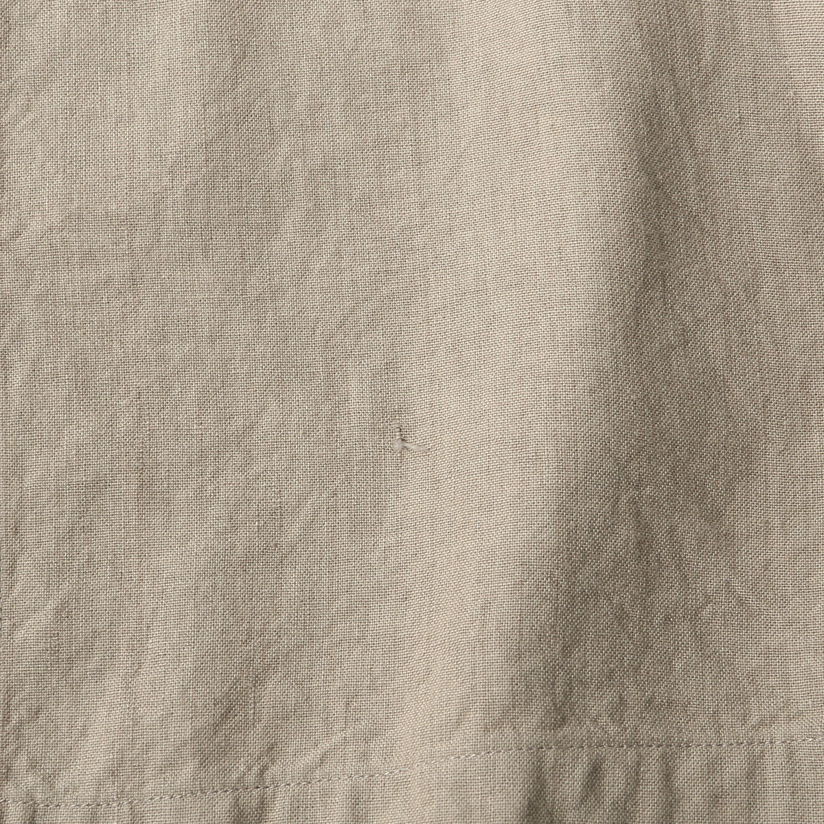 FADED LINEN COTTON PLAINWEAVE SHIRT