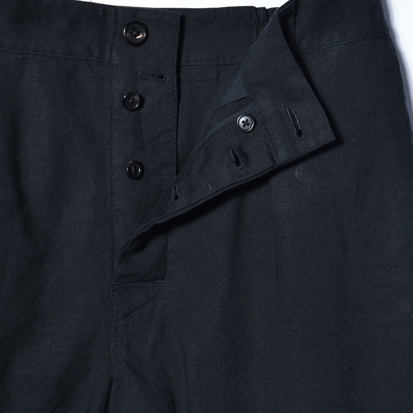 FINE COMPACT LINEN TROUSERS
