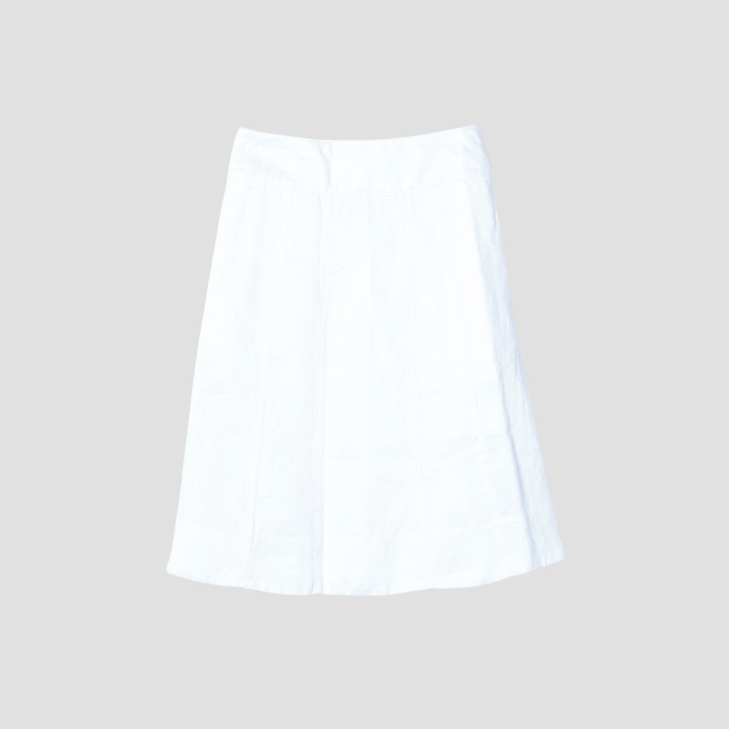 SANFORISED LINEN SKIRT