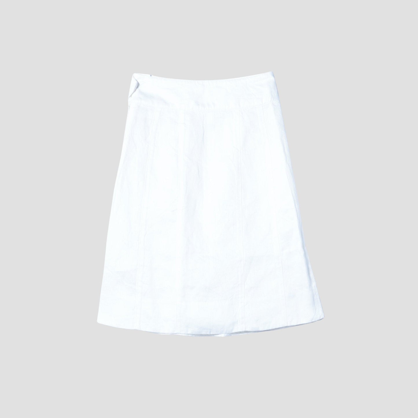 SANFORISED LINEN SKIRT