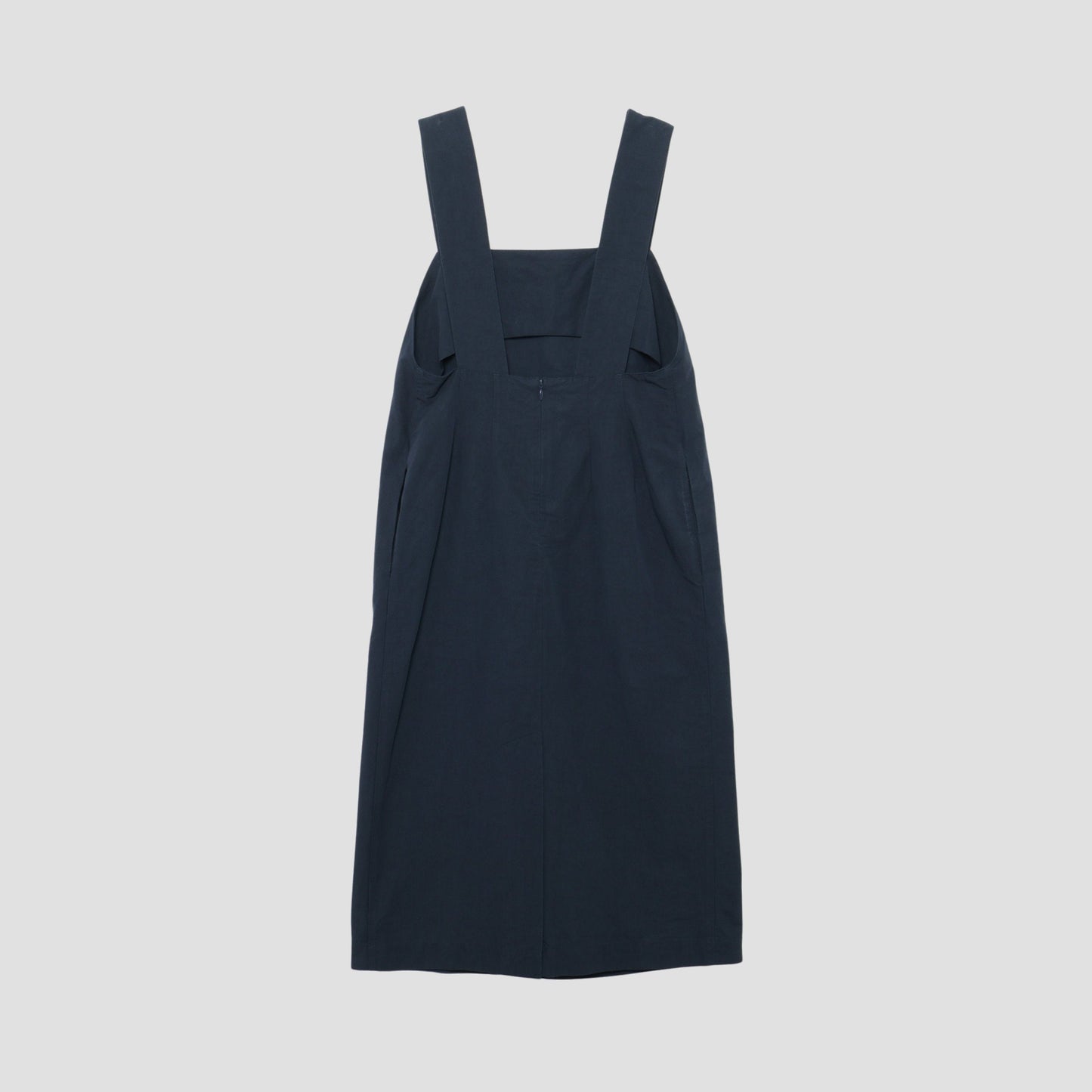 COTTON LINEN SILK POPLIN DRESS
