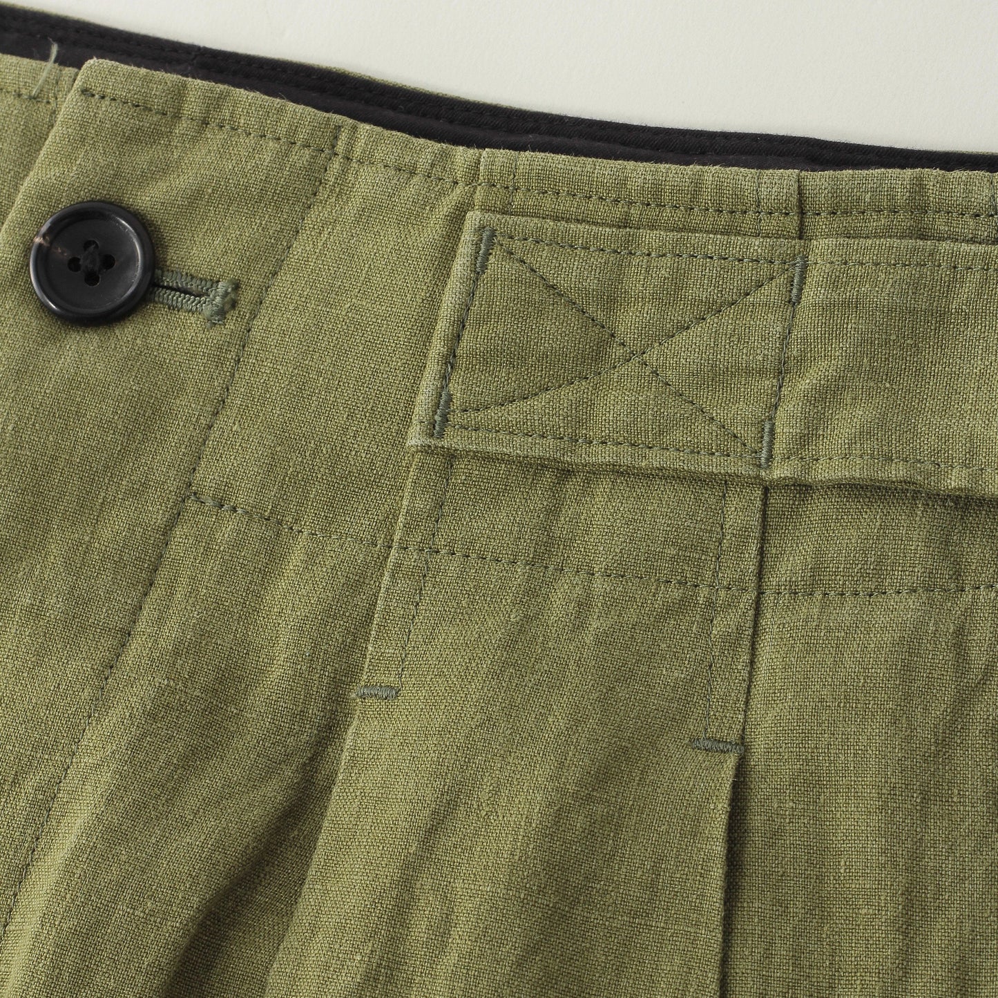 YARN DYED LINEN TROUSERS