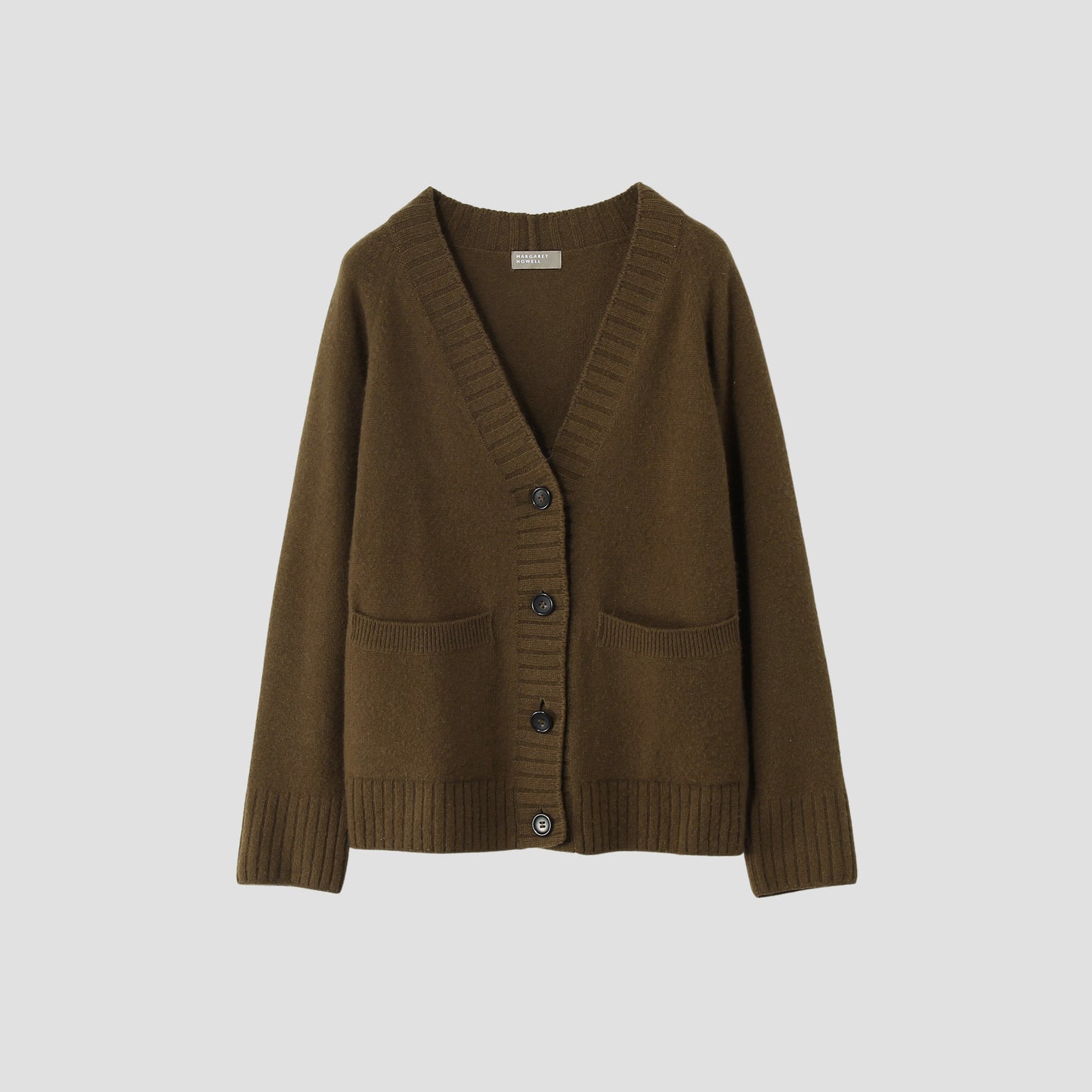 TWISTED CASHMERE WOOL CARDIGAN KNIT