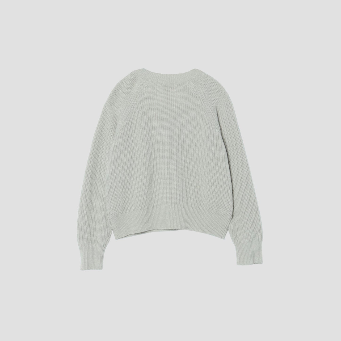 WOOL CASHMERE SILK V NECK JUMP KNIT