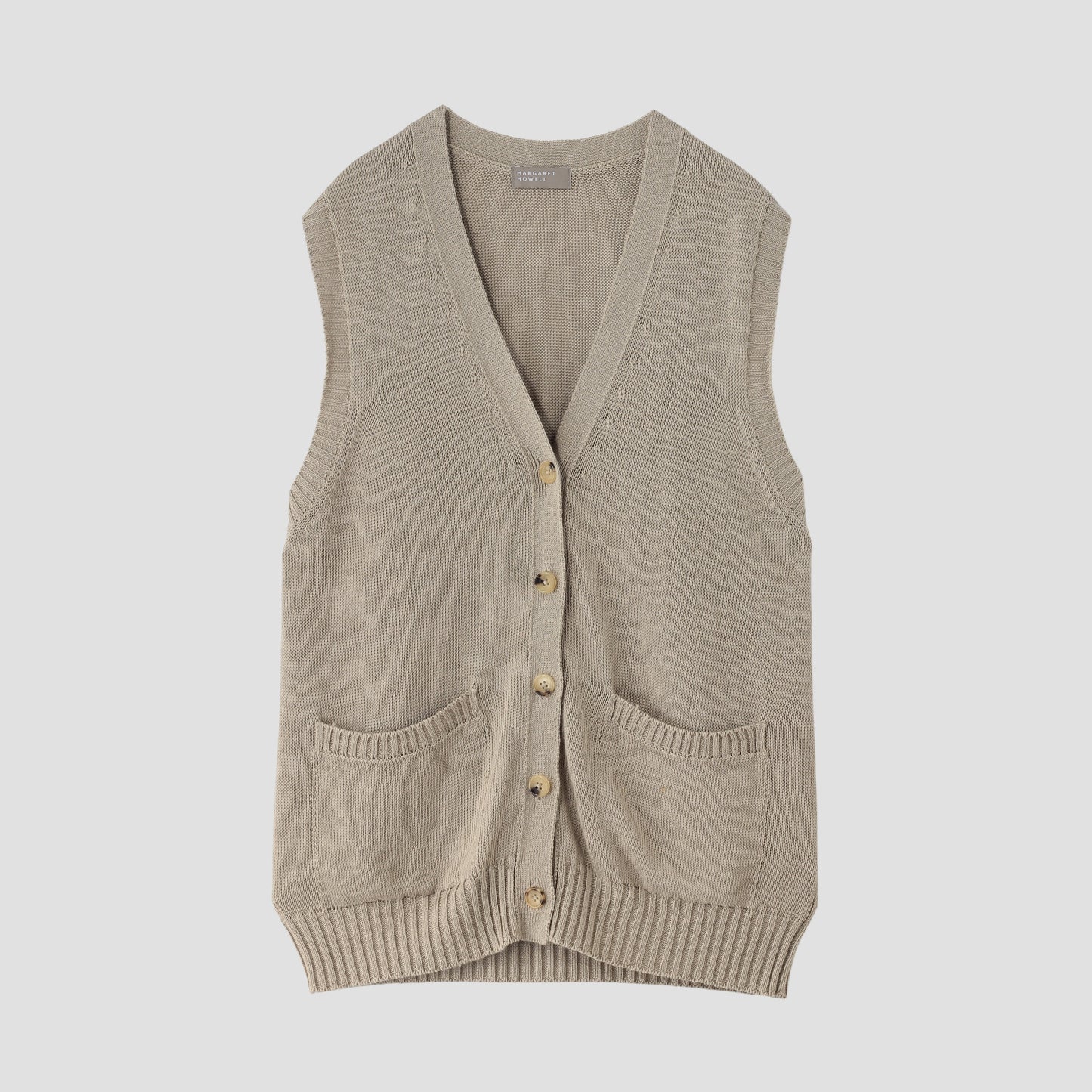 LINEN COTTON SILK SLIPOVER KNIT