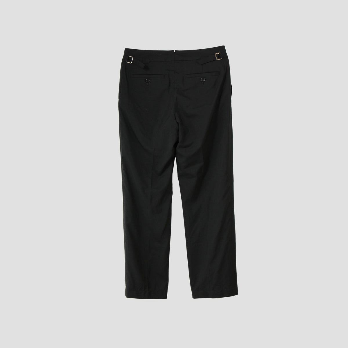 FINE WOOL POPLIN TROUSERS