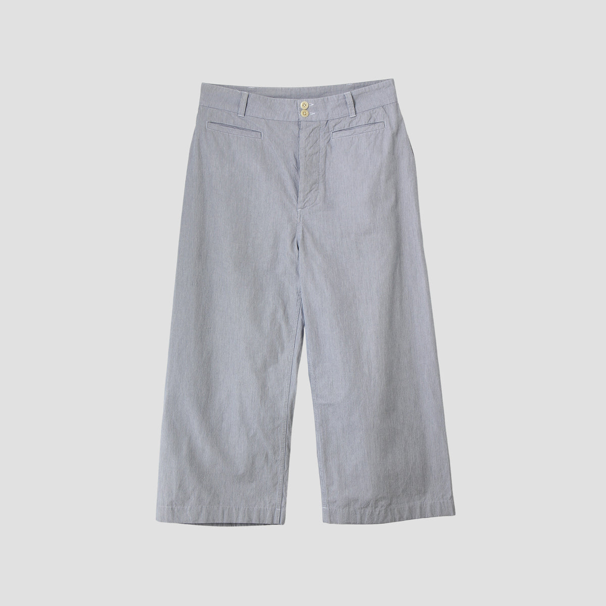 HAIRLINE COTTON TROUSERS