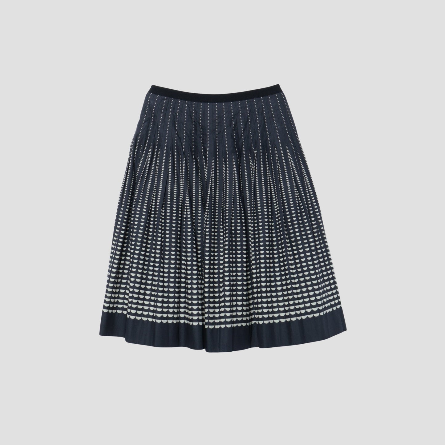HALF MOON COTTON SKIRT
