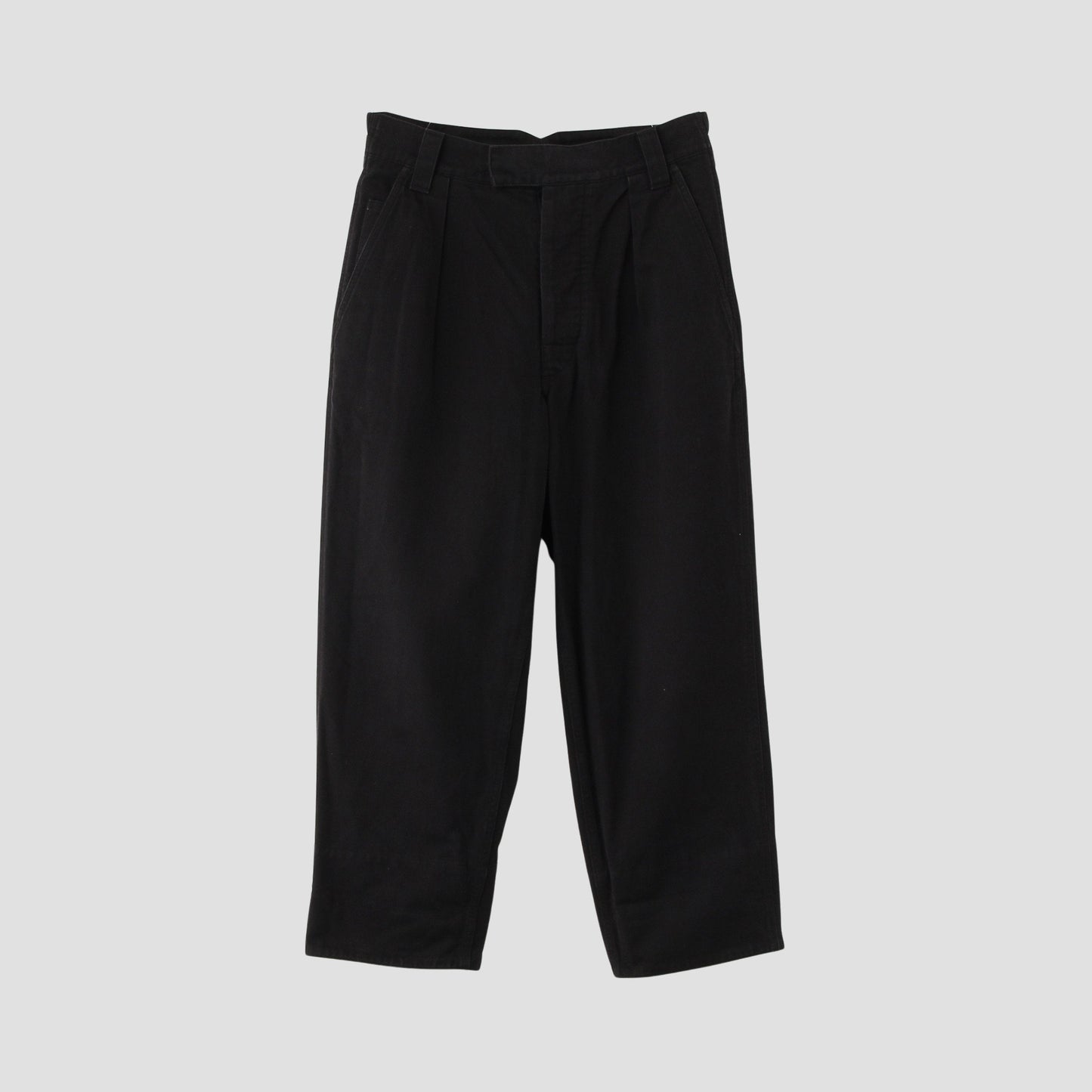 WASHED COTTON DRILL TROUSERS
