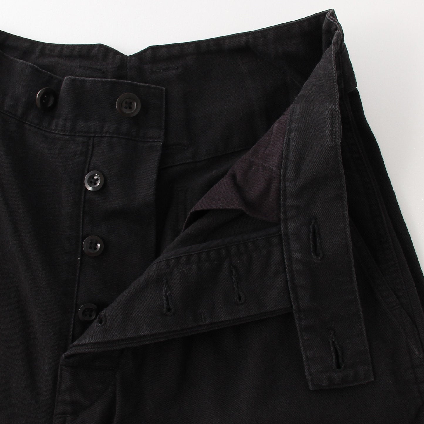 WASHED COTTON DRILL TROUSERS