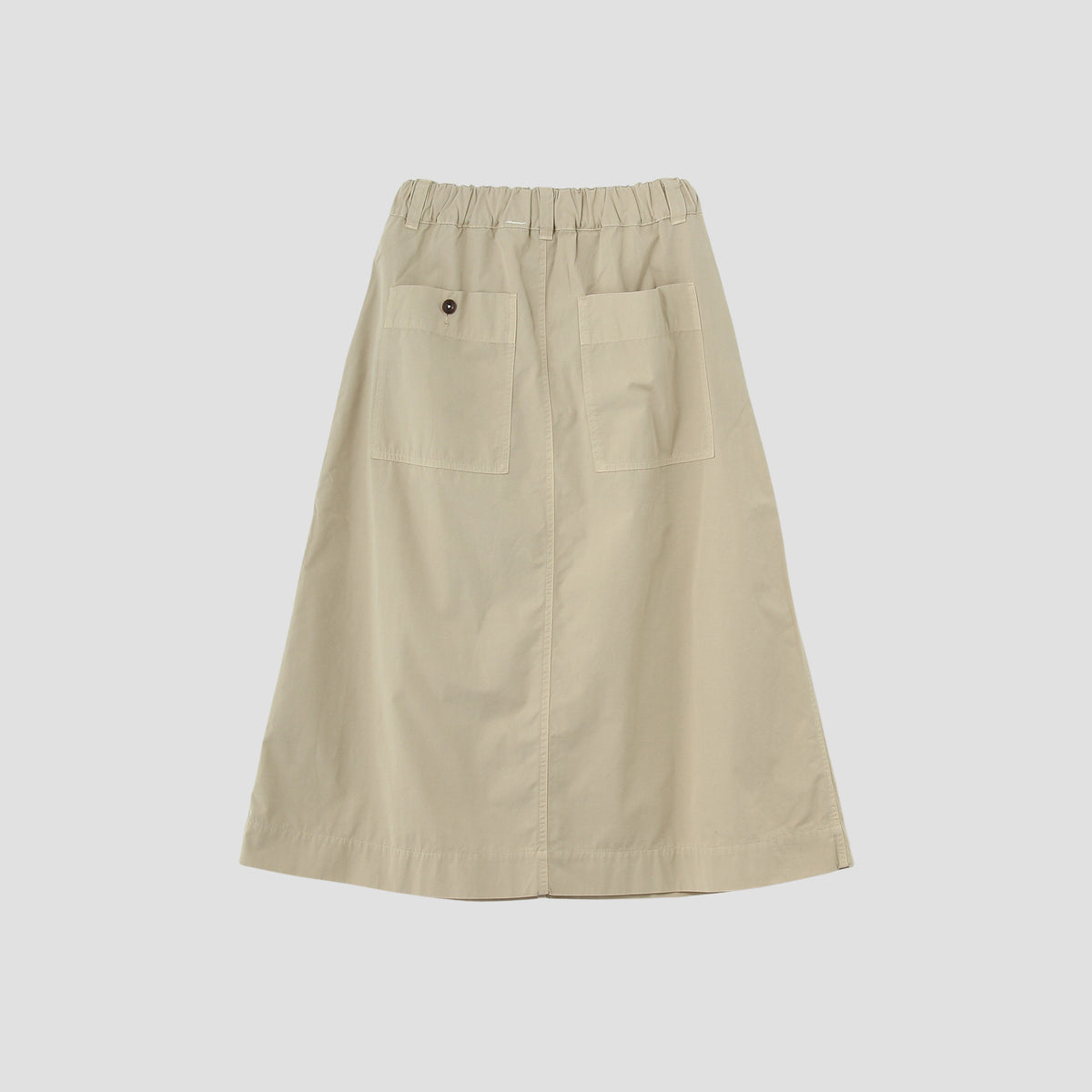 FINE COMPACT POPLIN SKIRT