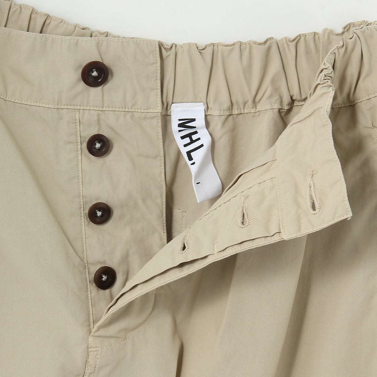 FINE COMPACT POPLIN SKIRT
