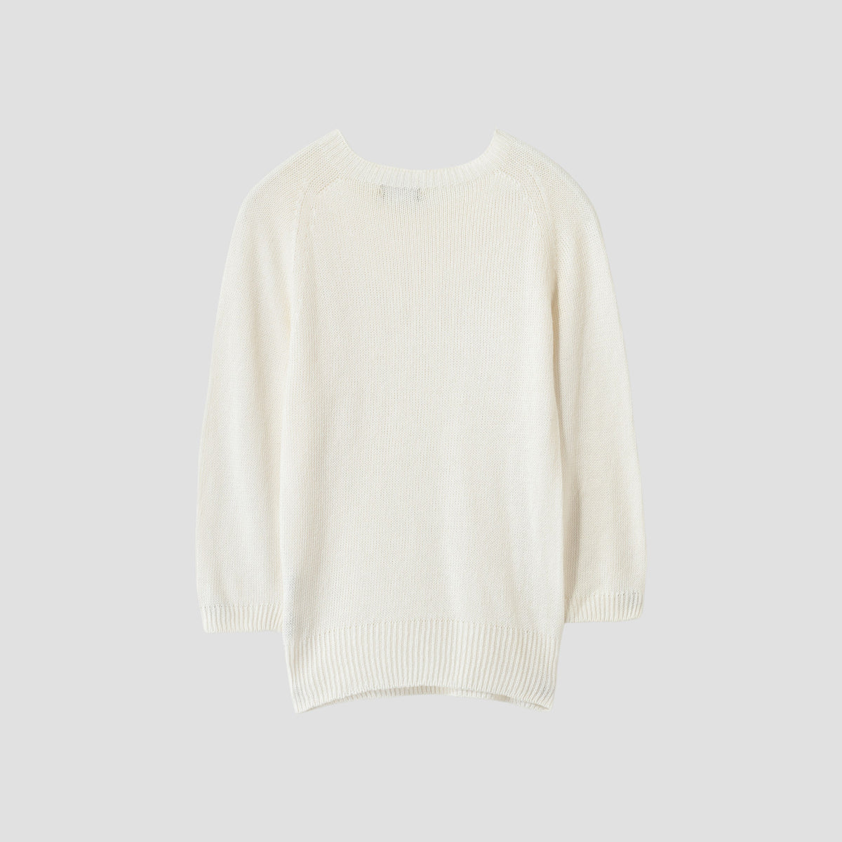 LONG SLEEVE CREW NECK KNIT