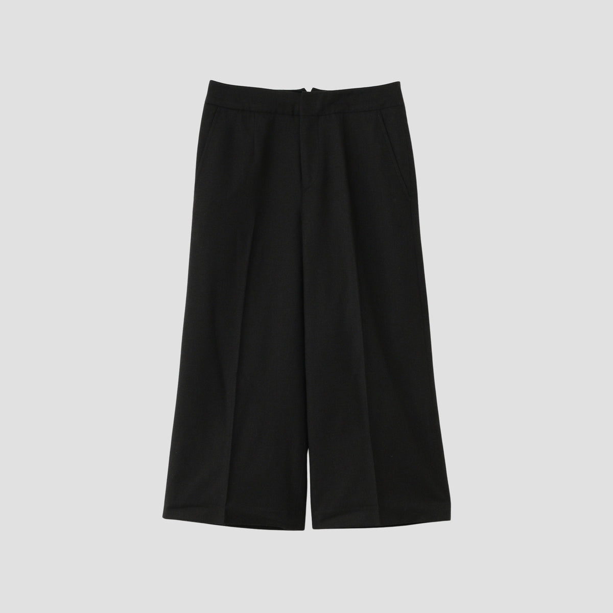 FINE WOOL FLANNEL TROUSERS