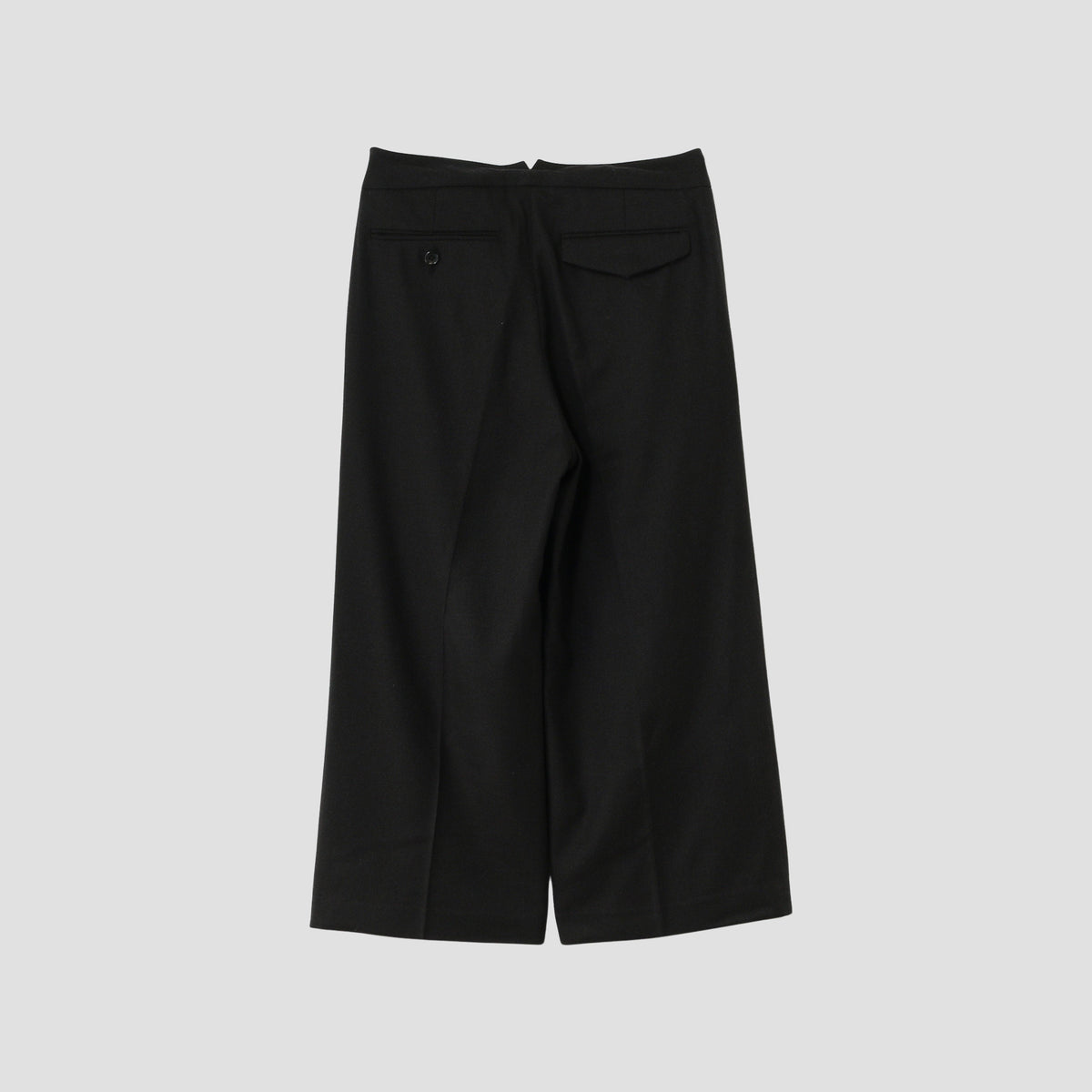 FINE WOOL FLANNEL TROUSERS