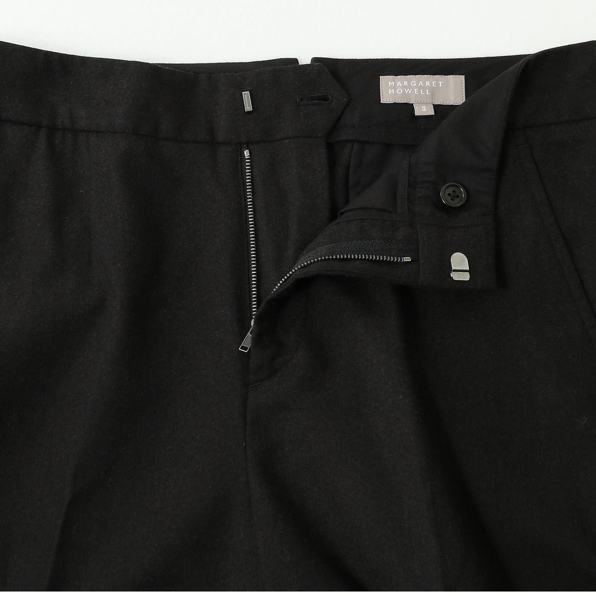 FINE WOOL FLANNEL TROUSERS