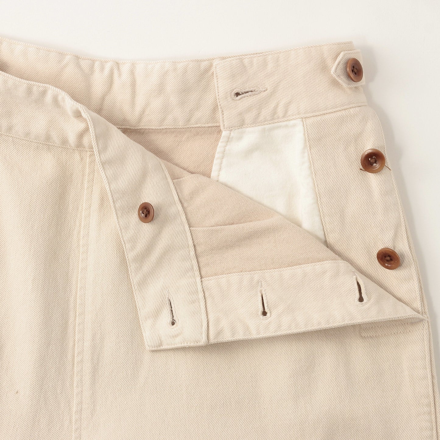 WOOL COTTON HEAVY TWILL TROUSERS