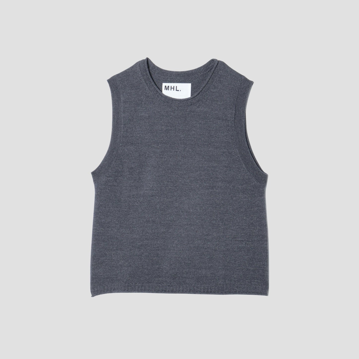 FADED COTTON WOOL KNIT