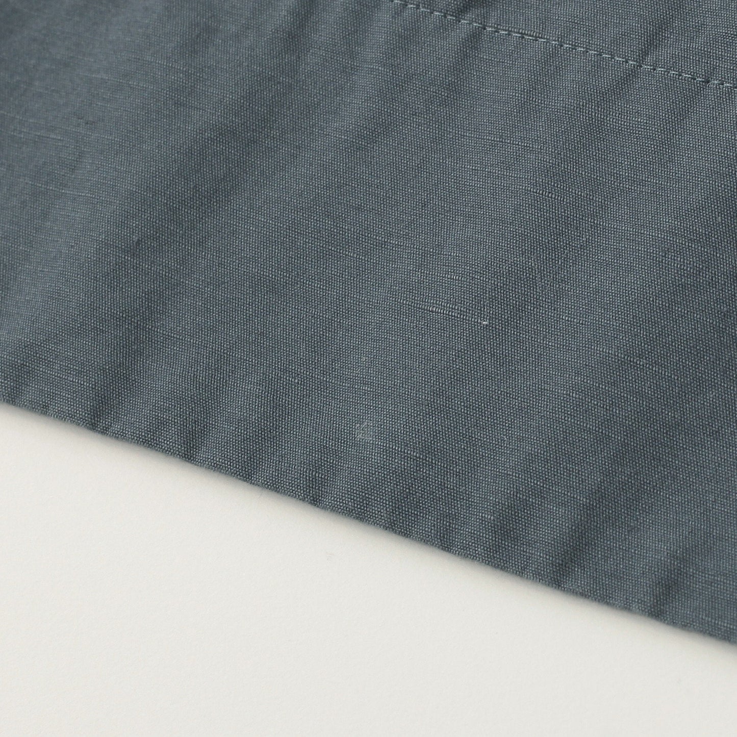 PLAIN WEAVE COTTON LINEN DRESS