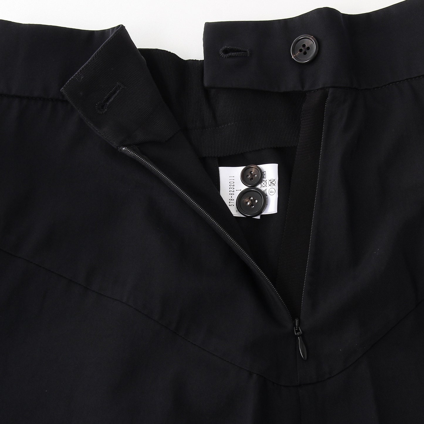 GLAZED COTTON CUPRA SKIRT