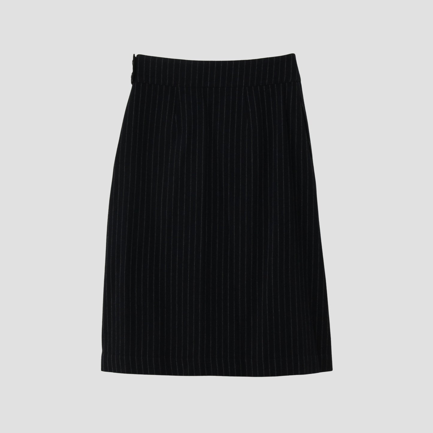 BROKEN STRIPE WOOL SKIRT