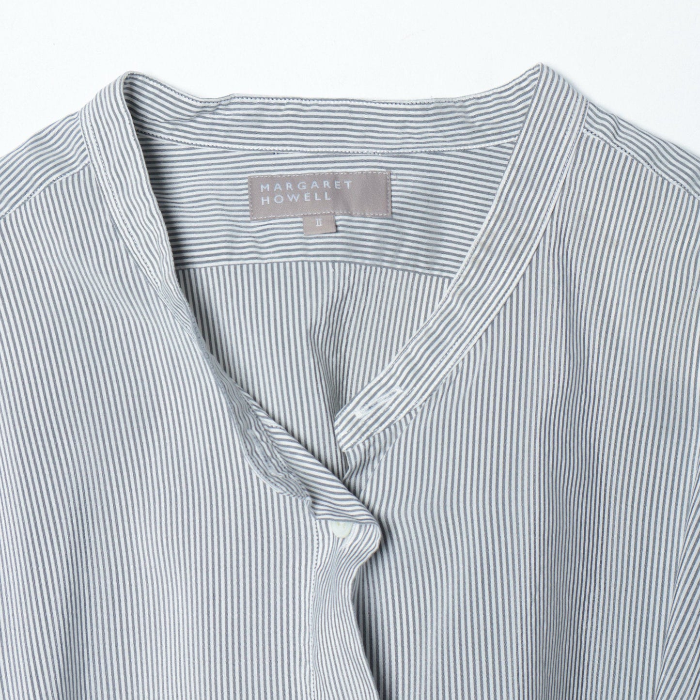 STRIPE SILK COTTON SHIRT