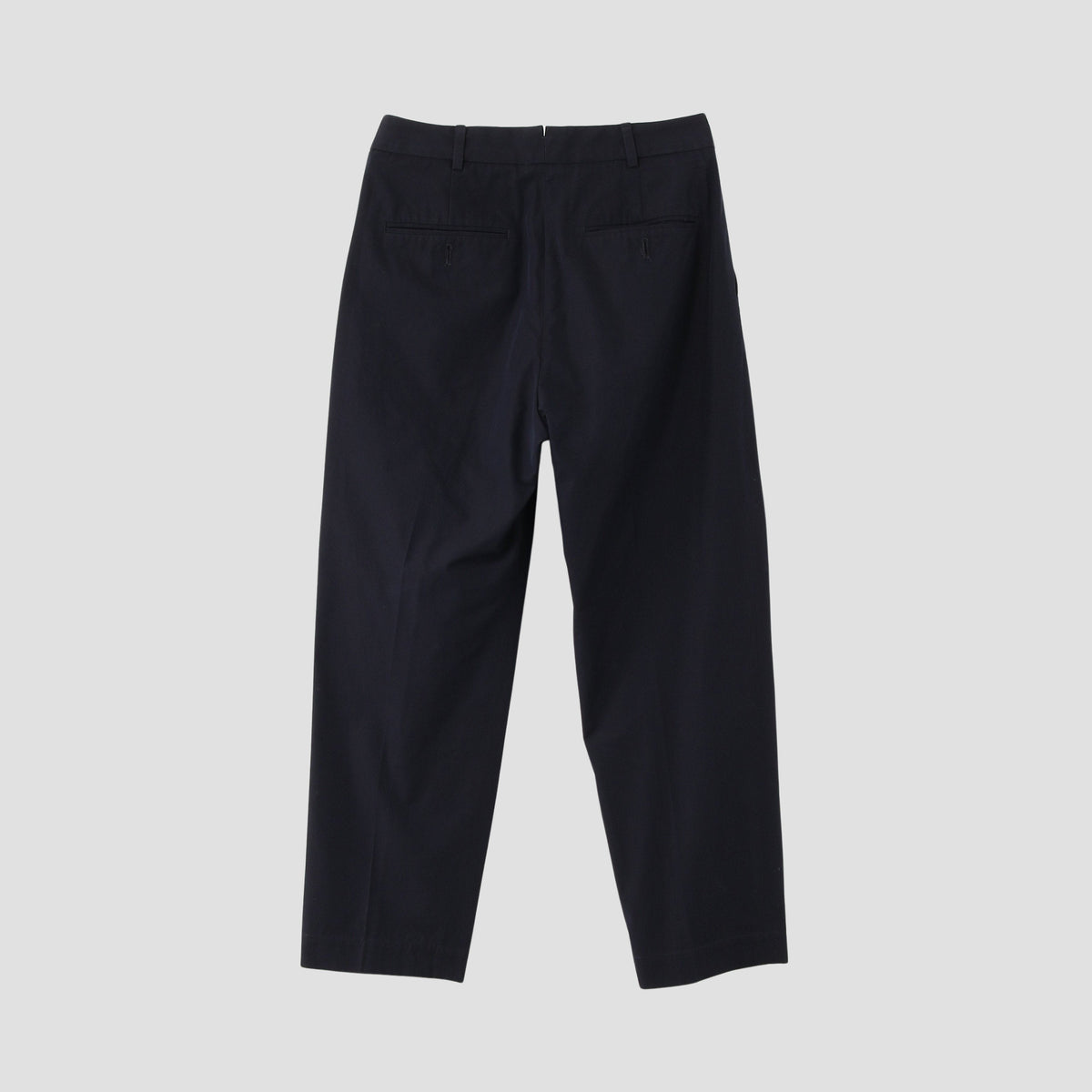 COTTON PLAIN WEAVE TROUSERS