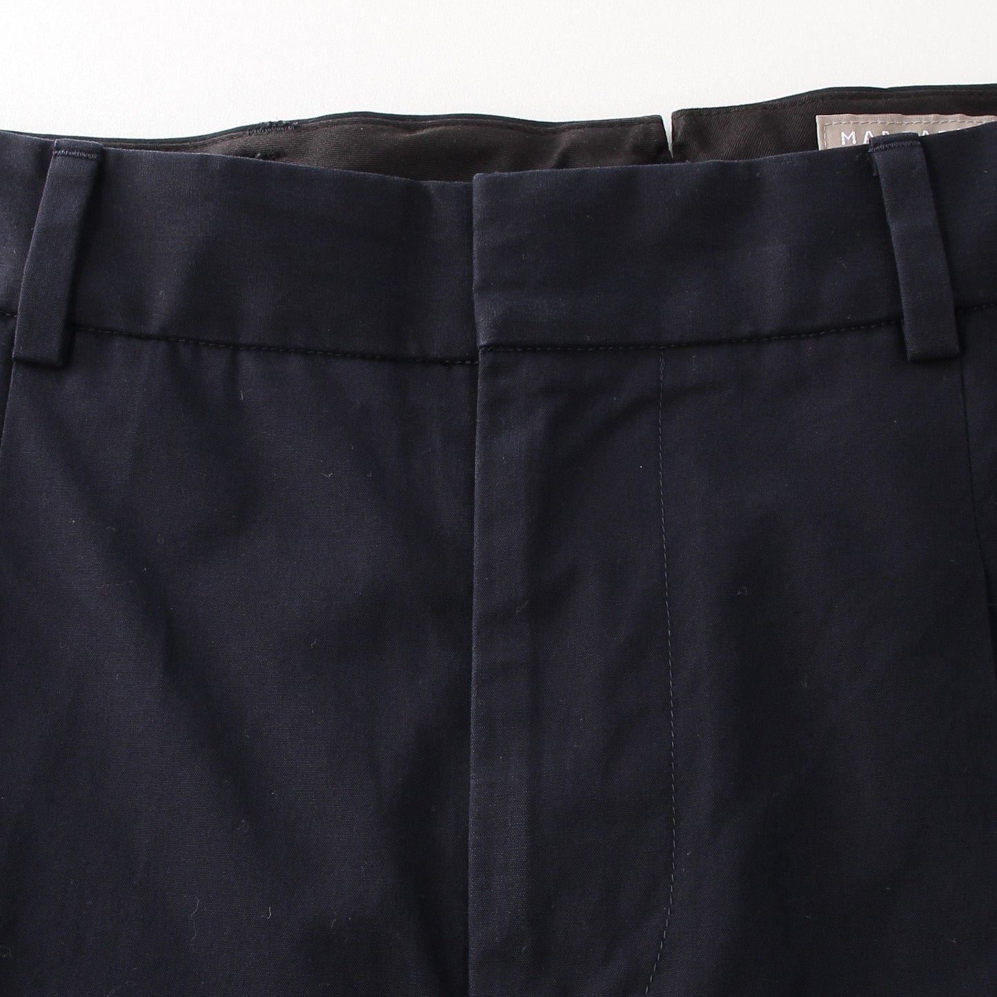 COTTON PLAIN WEAVE TROUSERS