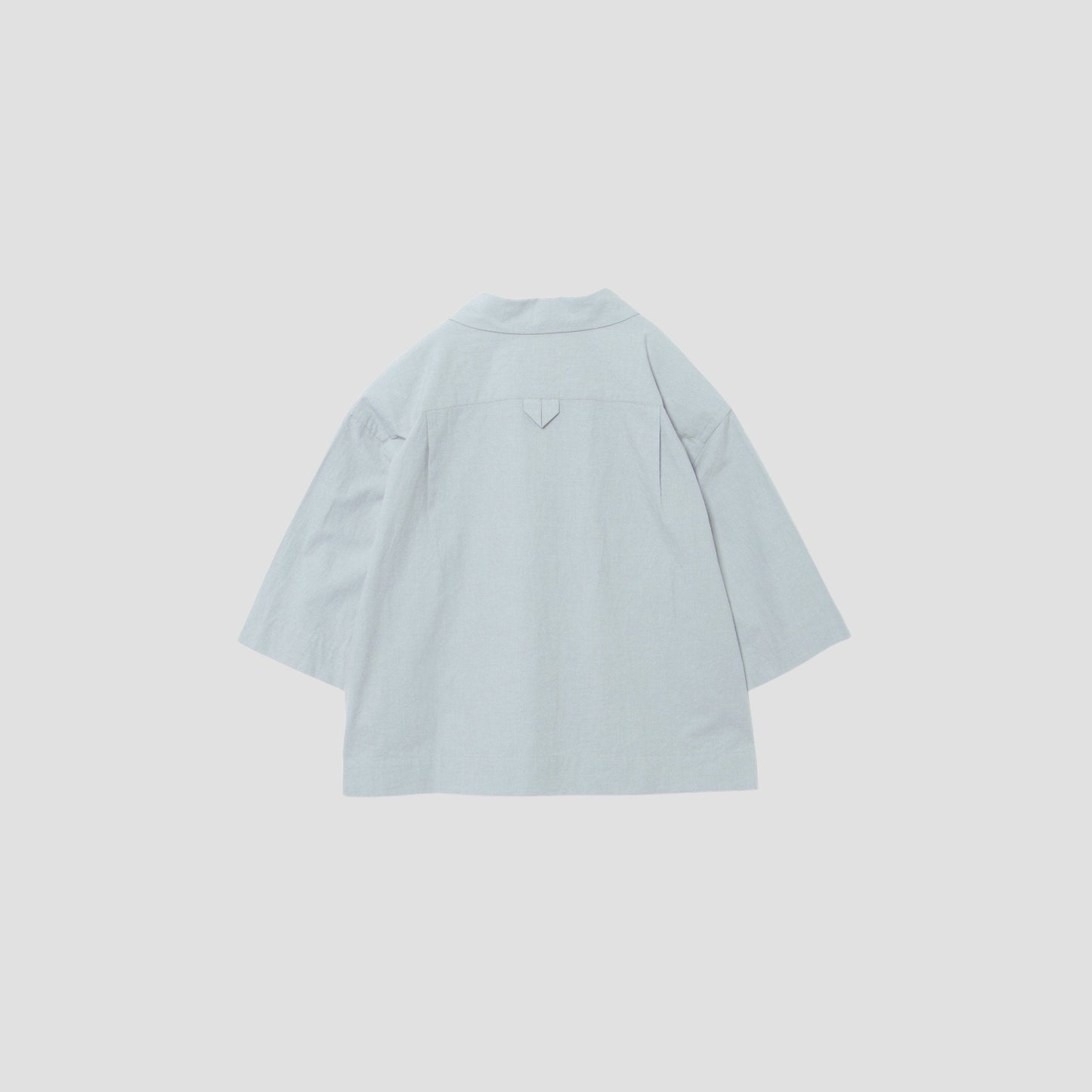 MELANGE COTTON POPLIN SHIRT