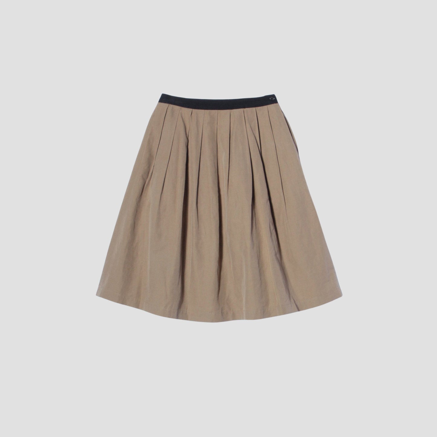 YARN DYE COTTON LINEN SKIRT