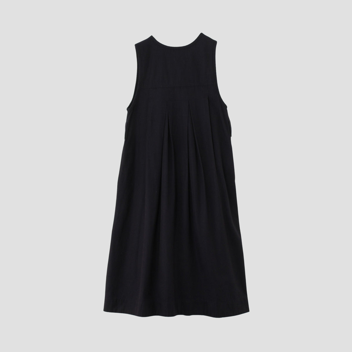 CONTRAST WARP COTTON DRESS