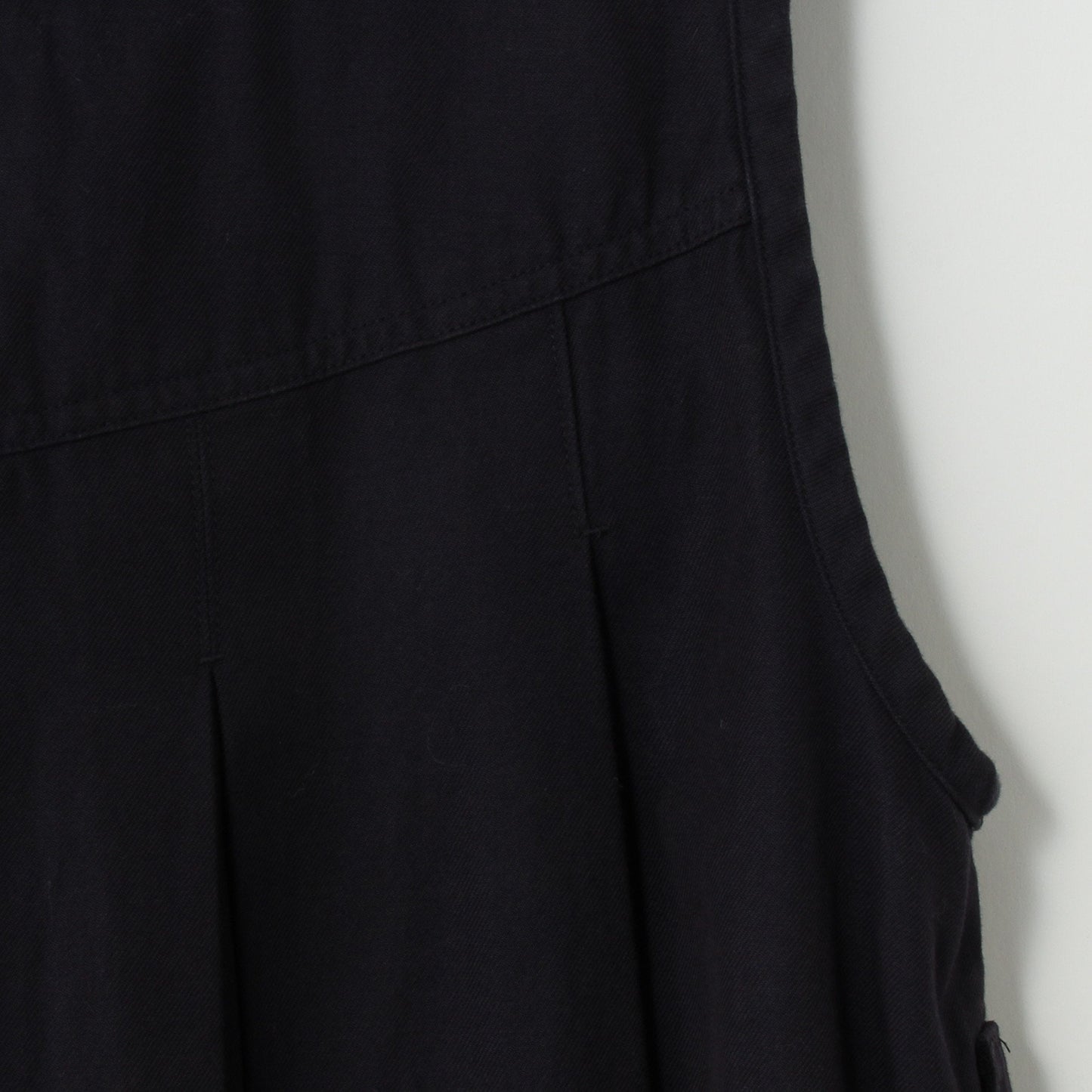 CONTRAST WARP COTTON DRESS