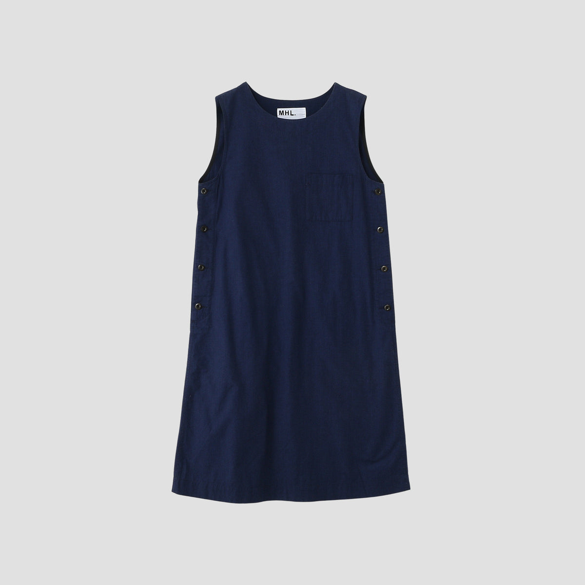 INDIGO SHIRTING DRESS