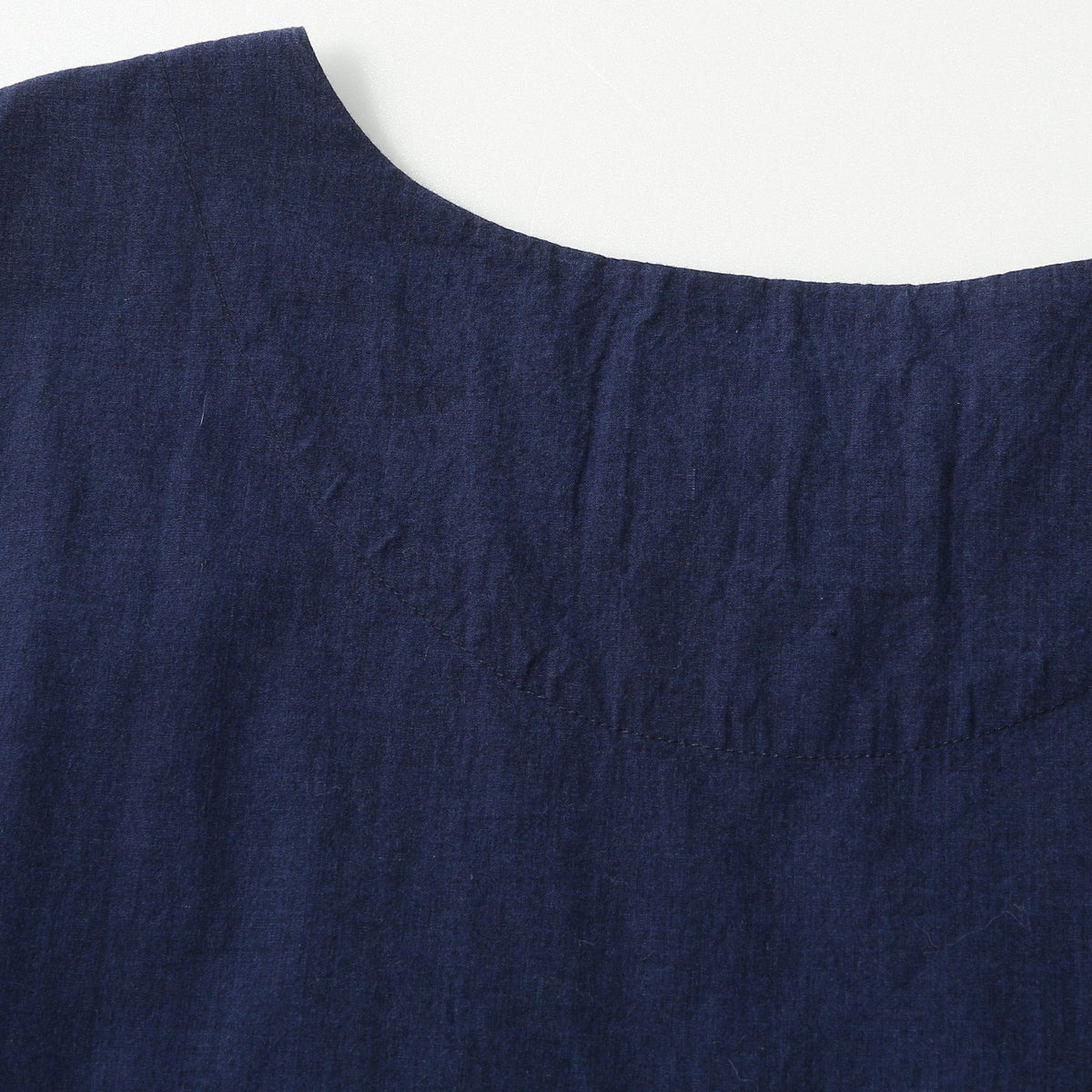 INDIGO SHIRTING DRESS