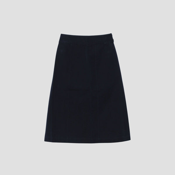 COTTON LINEN CANVAS SKIRT