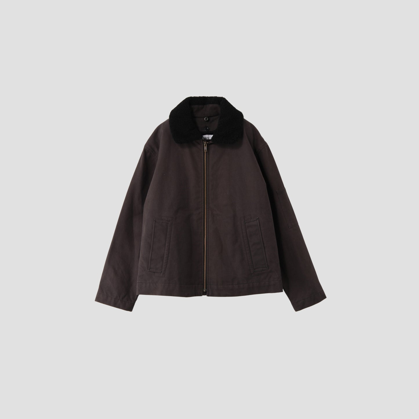 TUMBLED COTTON CANVAS BLOUSON