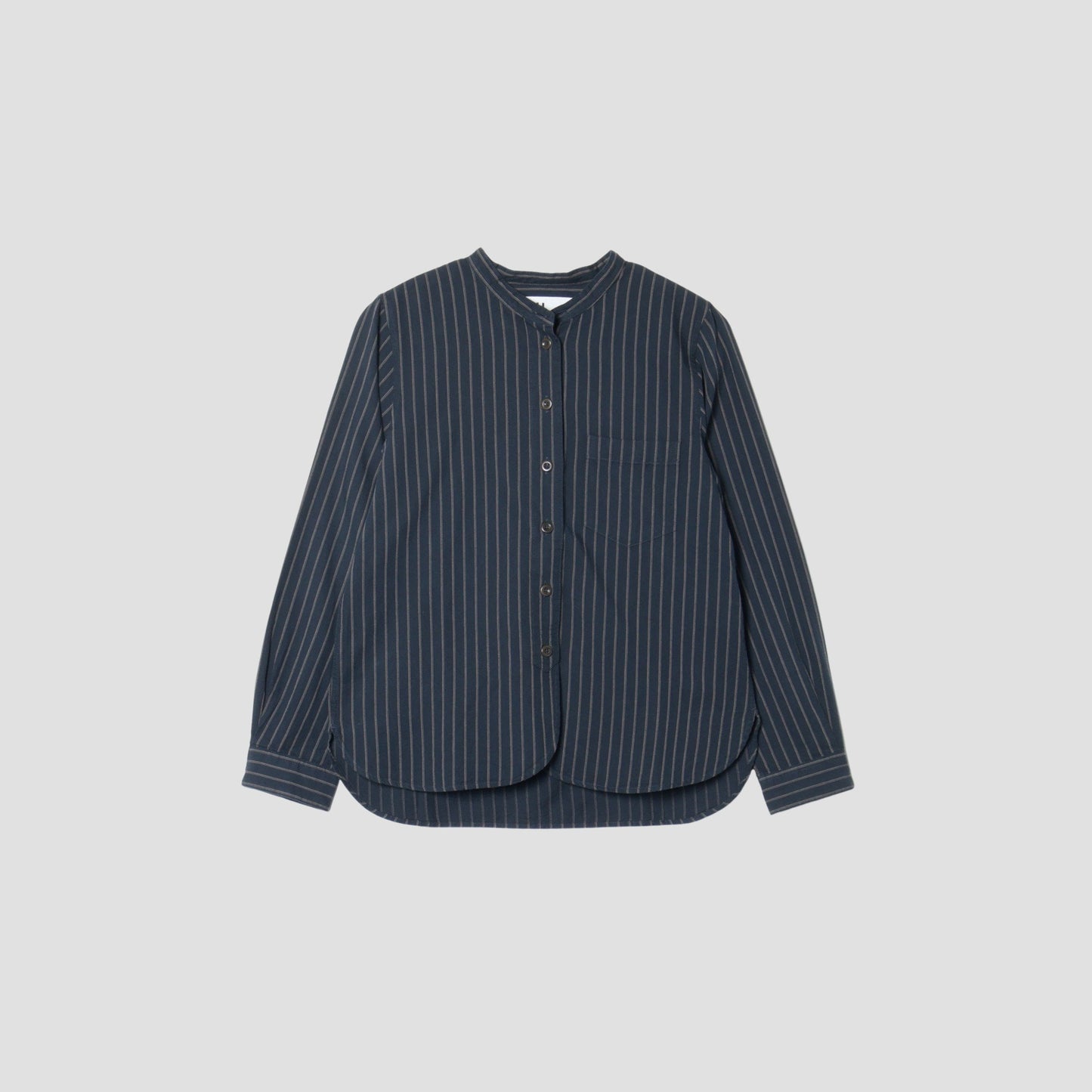 COTTON WOOL STRIPE SHIRT