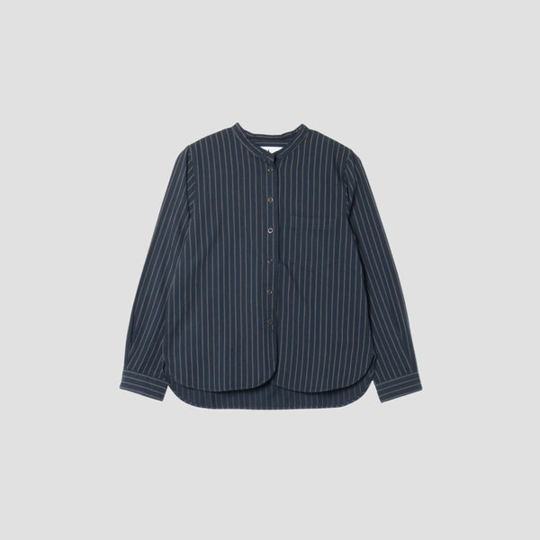 COTTON WOOL STRIPE SHIRT