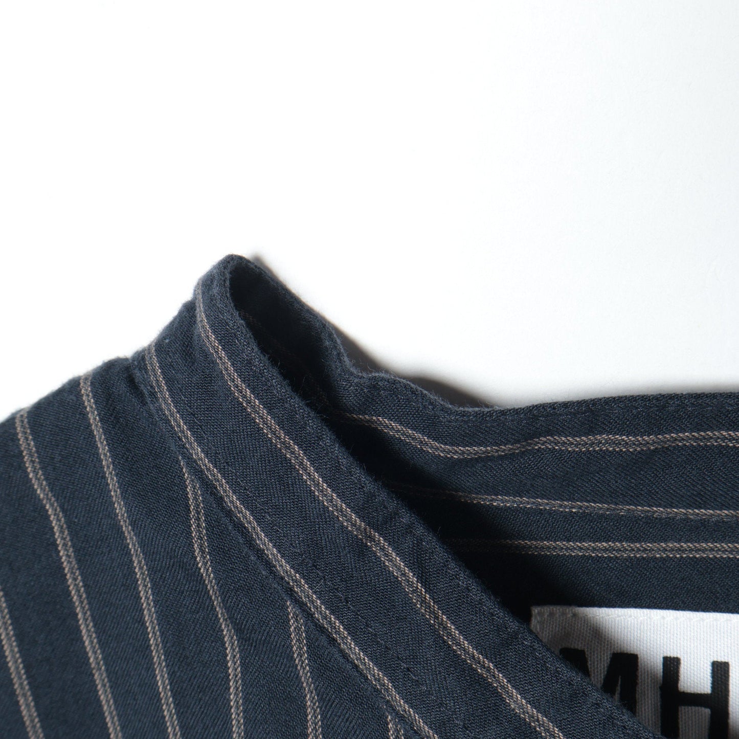 COTTON WOOL STRIPE SHIRT
