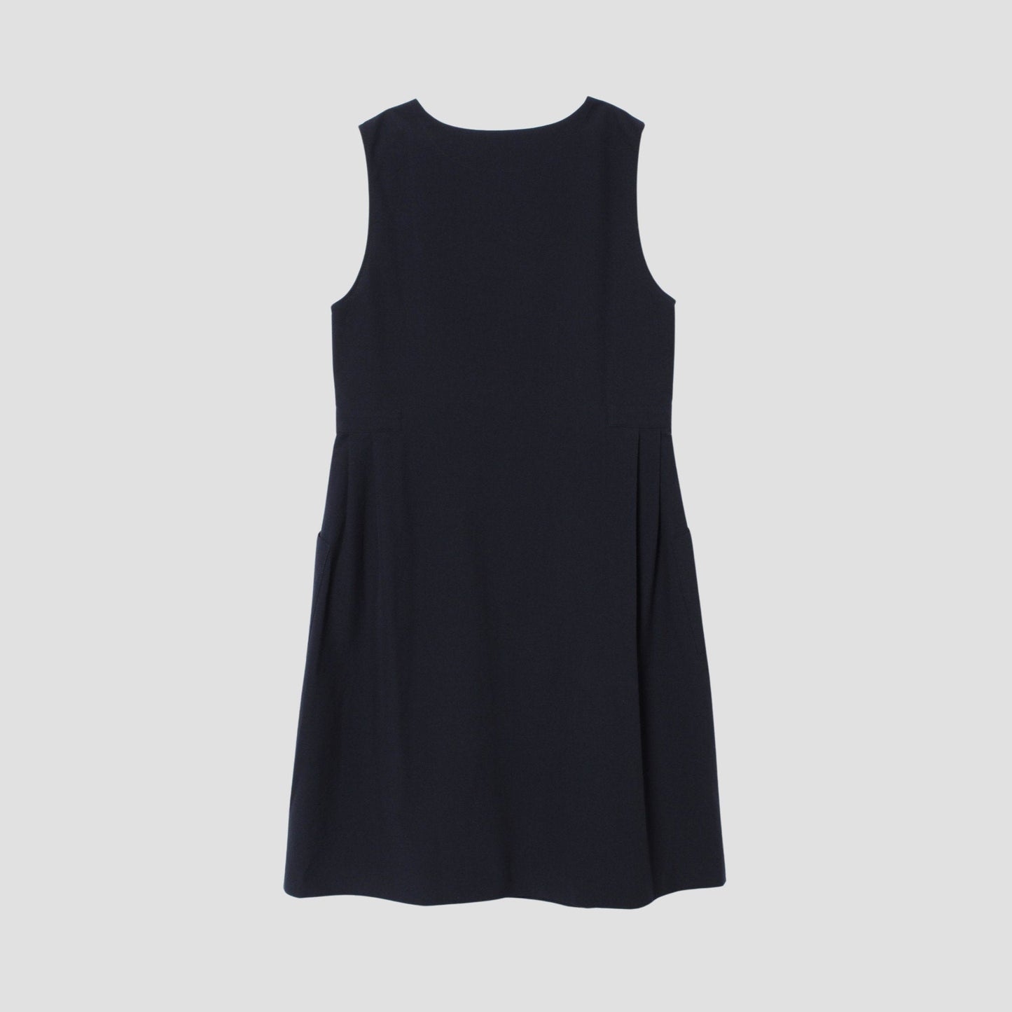 WOOL COTTON PLAINWEAVE DRESS