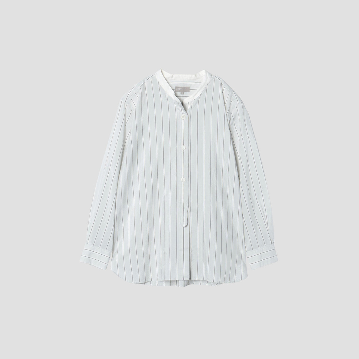 PJ STRIPE COTTON SILK SHIRT
