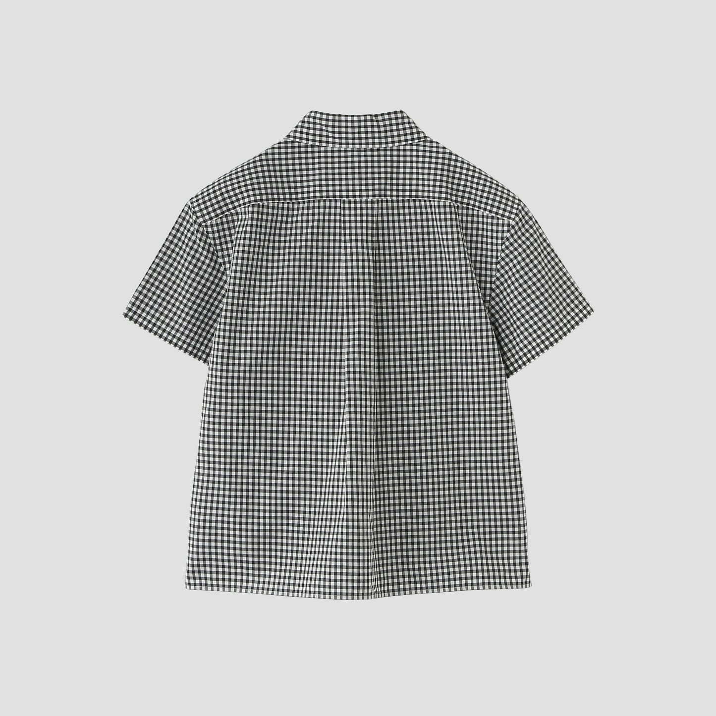 DRY GINGHAMCHECK COTTON SHIRT