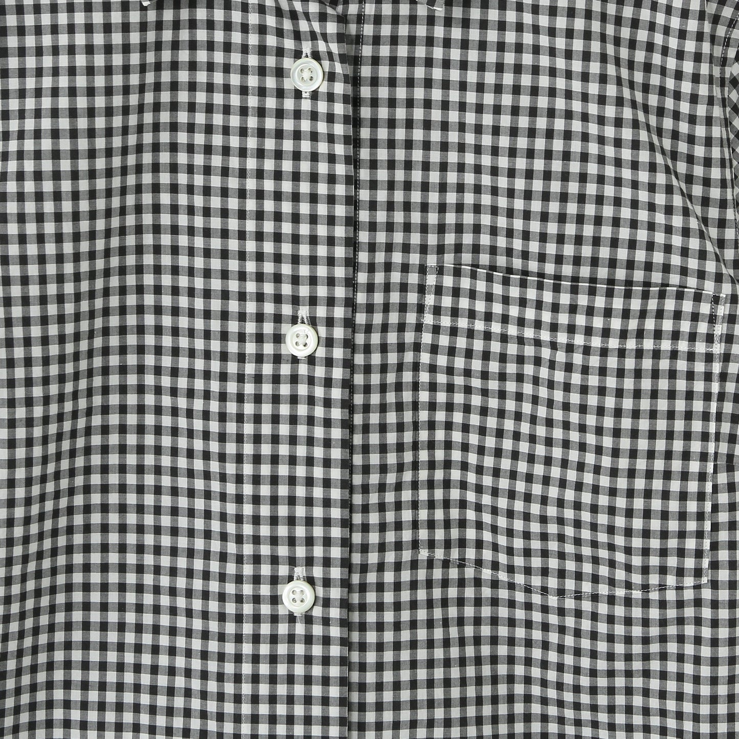 DRY GINGHAMCHECK COTTON SHIRT