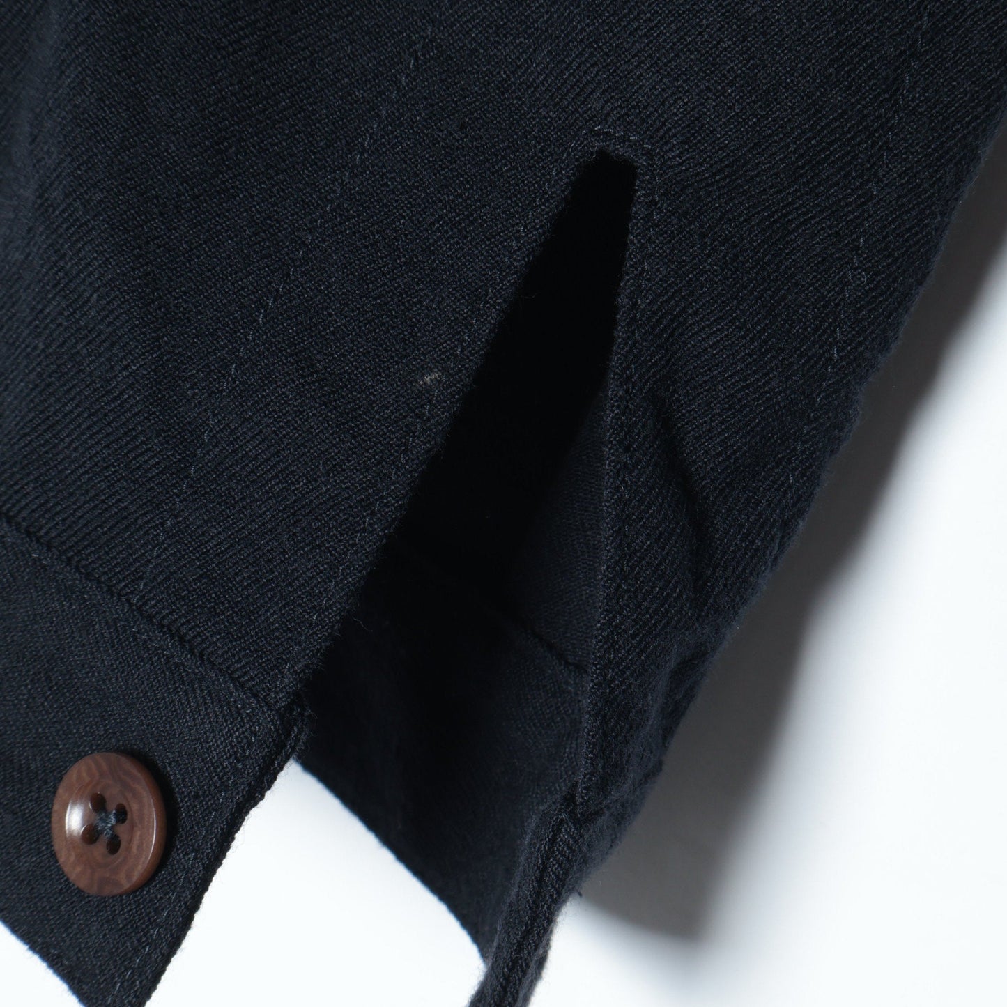 WOOL COTTON TWILL DRESS