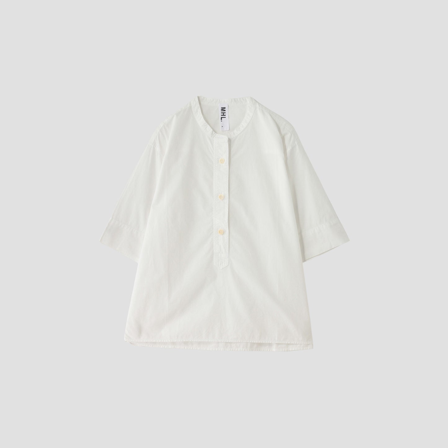 COTTON RAMIE POPLIN SHIRT