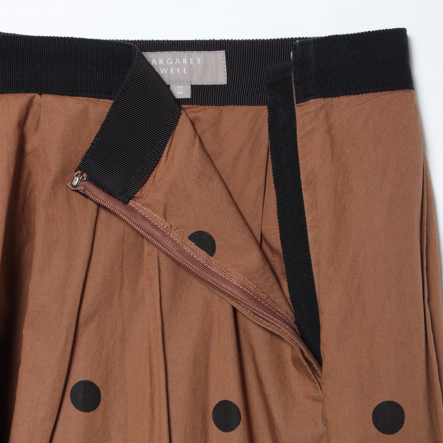BIG SPOT COTTON SKIRT