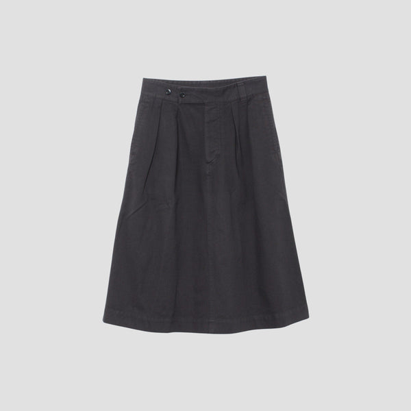 SOFT TWISTED YARN COTTON SKIRT