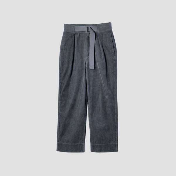 DRY COTTON NEEDLECORD TROUSERS