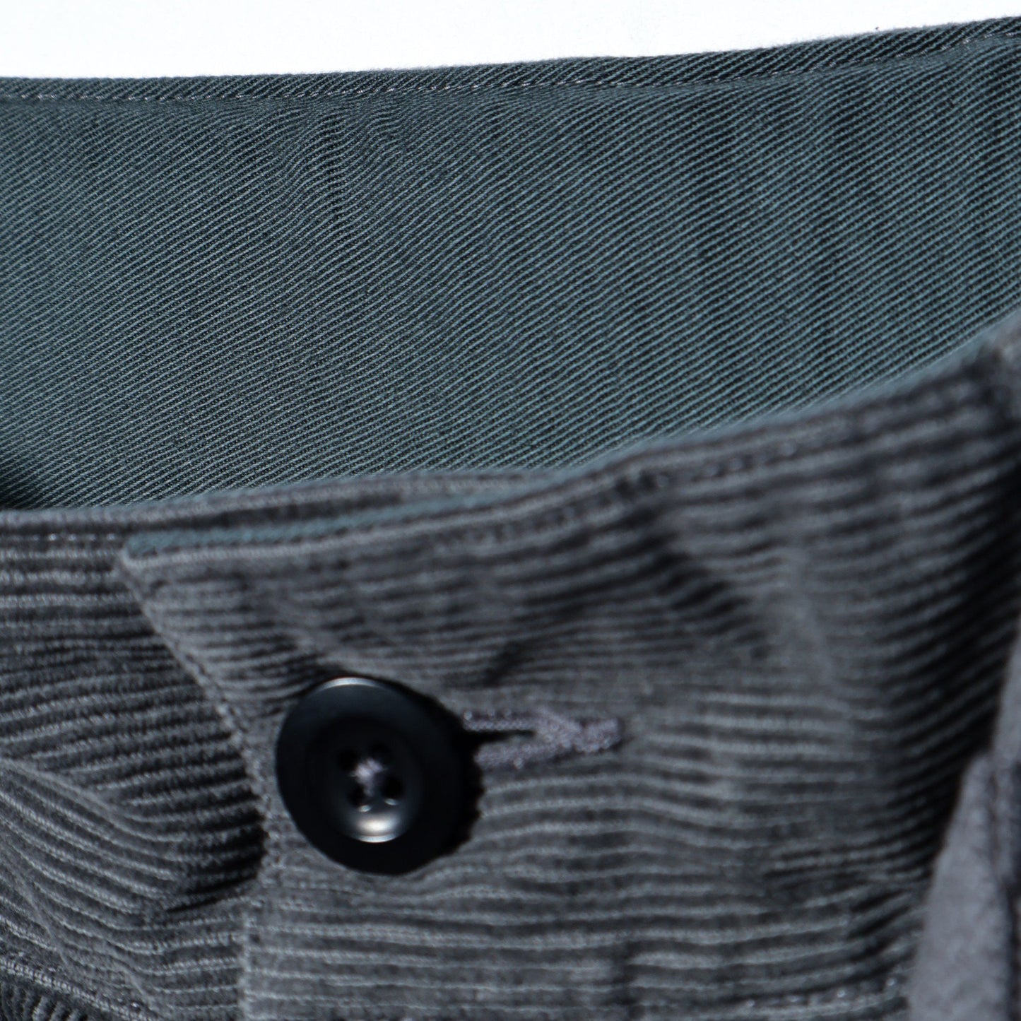 DRY COTTON NEEDLECORD TROUSERS