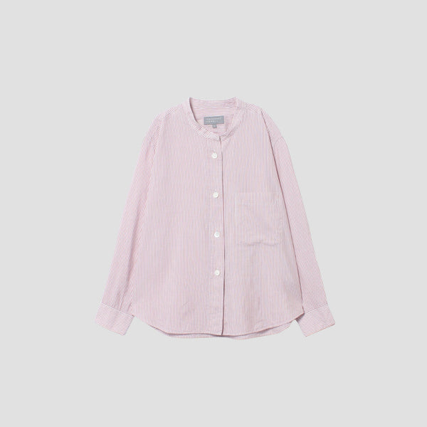 SILK COTTON STRIPE SHIRT